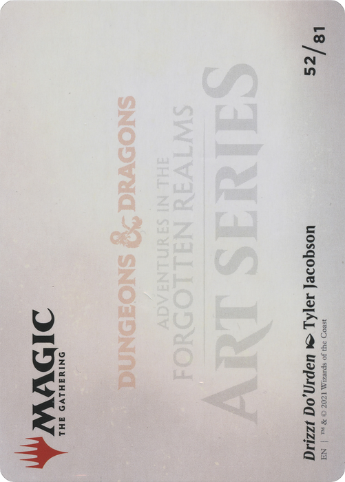 Drizzt Do'Urden // Drizzt Do'Urden (AAFR-052) - common (Borderless) - Foil