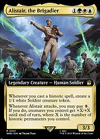 Alistair, the Brigadier (WHO-401) - rare: (Extended Art)