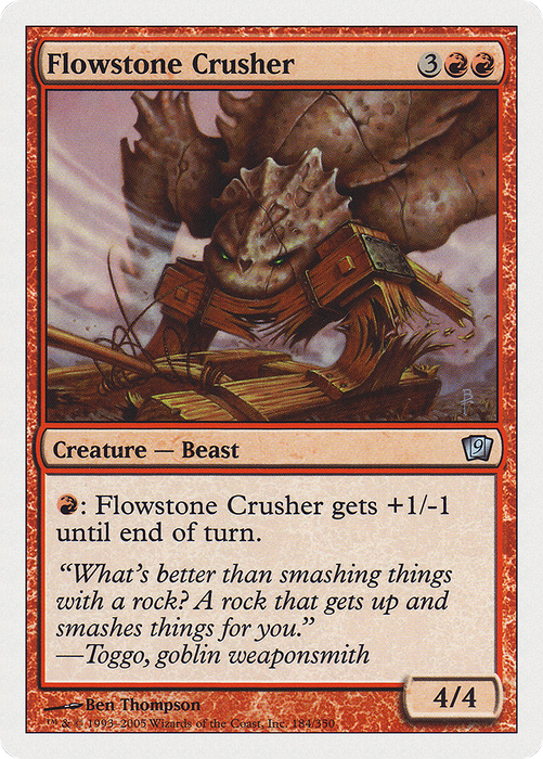 Flowstone Crusher (9ED-184) - uncommon