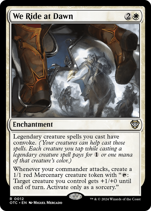 We Ride at Dawn (OTC-012) - rare