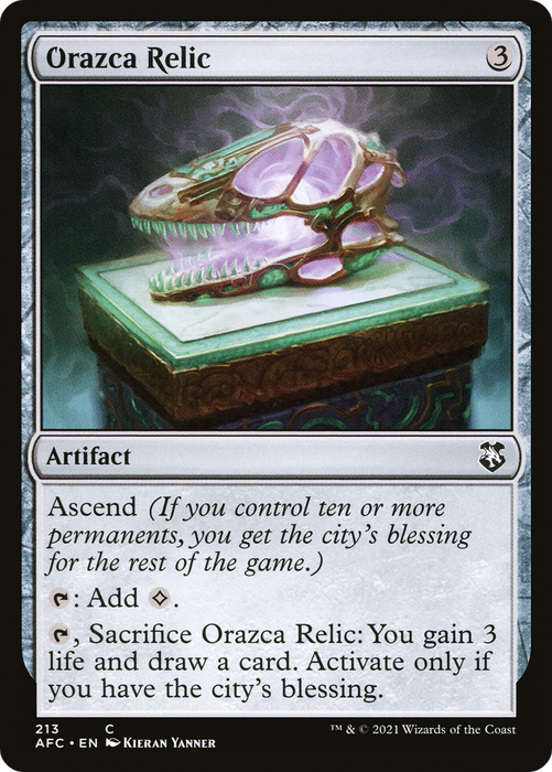 Orazca Relic (AFC-213) - common