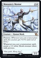 Monastery Mentor (PRE-28S) - mythic - Foil