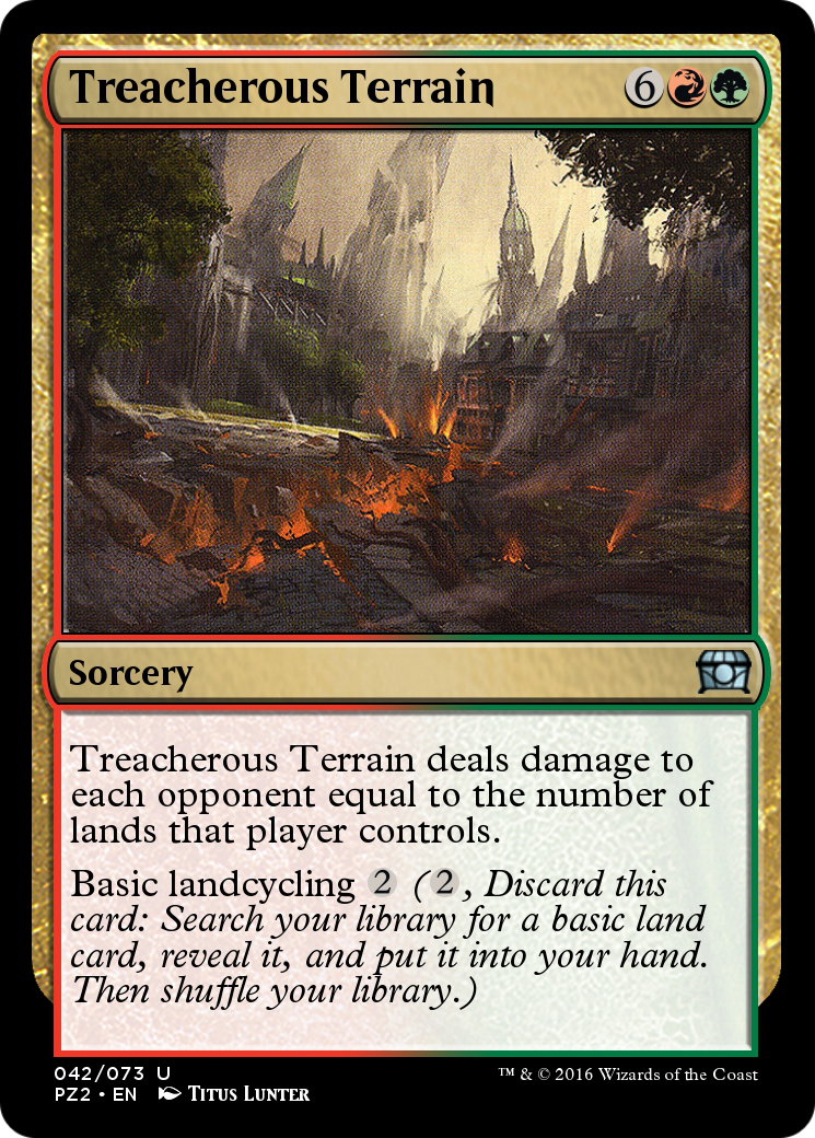 Treacherous Terrain (PZ2-042) - uncommon - Foil