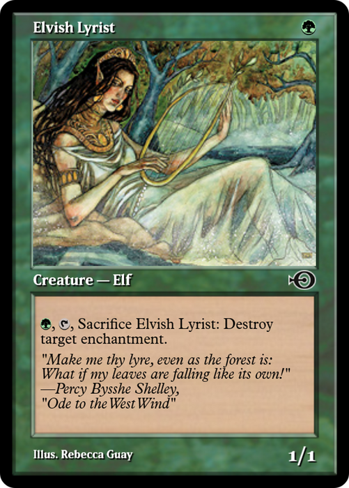 Elvish Lyrist (PRM-36118) - common - Foil