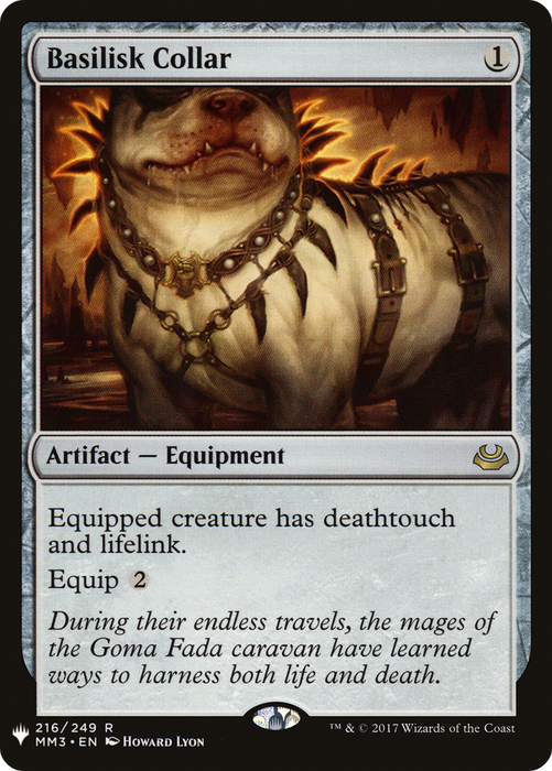 Basilisk Collar (LIST-MM3-216) - rare