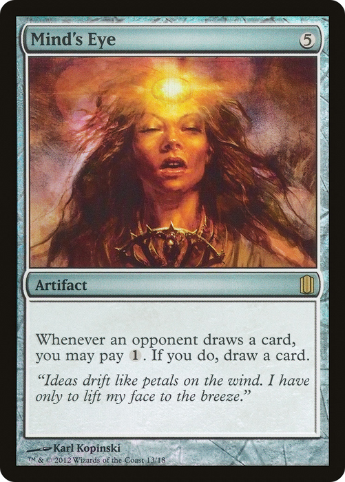 Mind's Eye (CM1-013) - rare - Foil