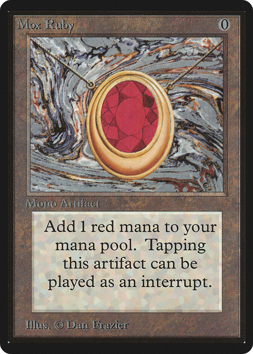Mox Ruby (LEB-265) - rare
