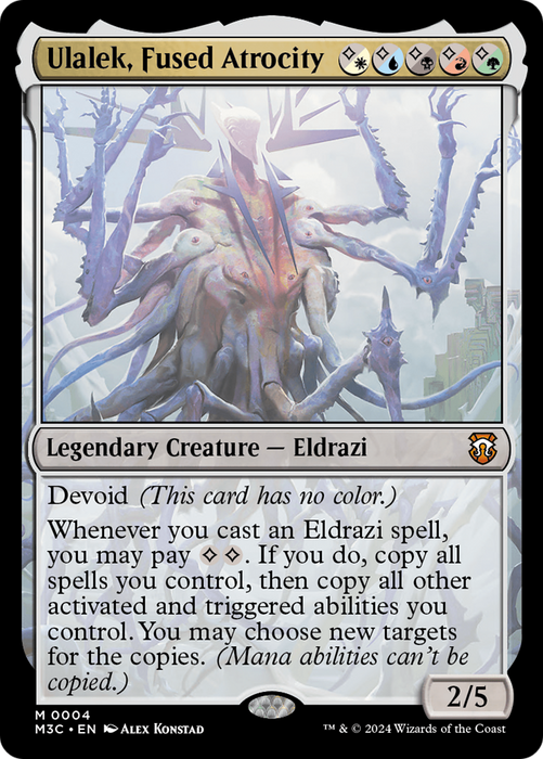 Ulalek, Fused Atrocity (M3C-004) - mythic: (devoid) - Foil