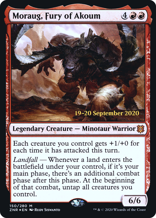 Moraug, Fury of Akoum (PRE-150S) - mythic - Foil