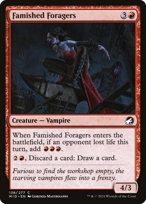 Famished Foragers (MID-138) - common - Foil