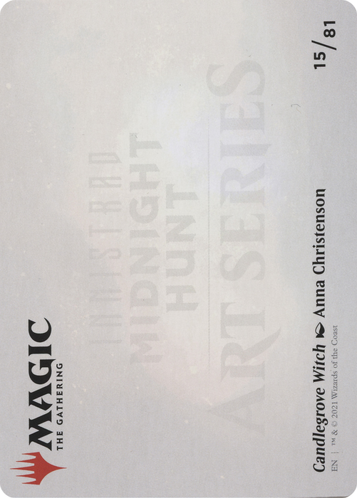 Candlegrove Witch // Candlegrove Witch (AMID-015) - common (Borderless) - Foil