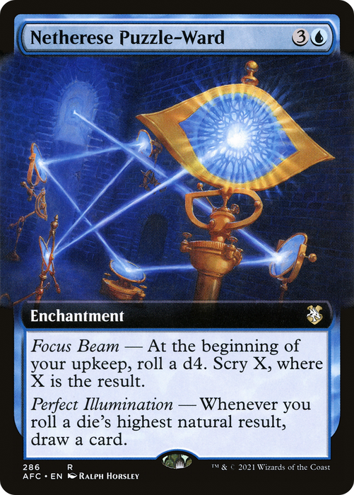 Netherese Puzzle-Ward (AFC-286) - rare: (Extended Art)