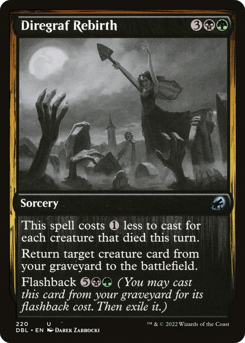 Diregraf Rebirth (DBL-220) - uncommon - Foil