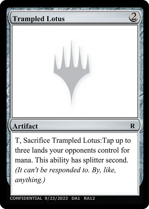 Trampled Lotus (UNK-RA12B) - rare