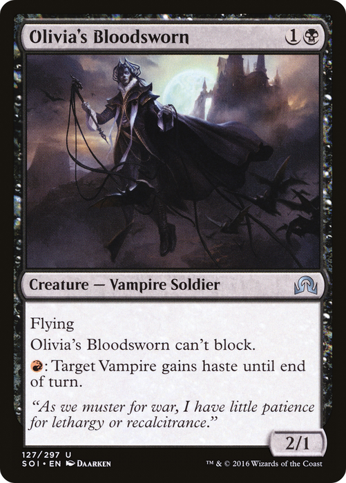 Olivia's Bloodsworn (SOI-127) - uncommon - Foil