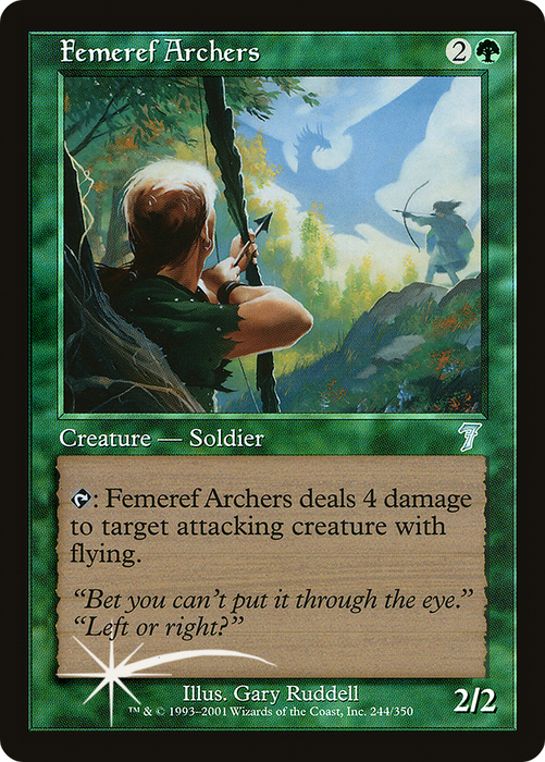 Femeref Archers (7ED-244★) - uncommon - Foil