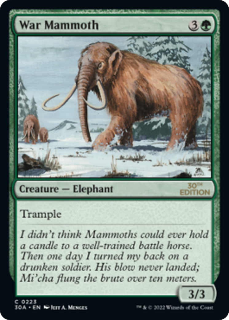 War Mammoth (30A-223) - common