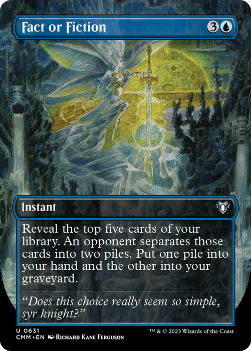 Fact or Fiction (CMM-631) - uncommon (Borderless)