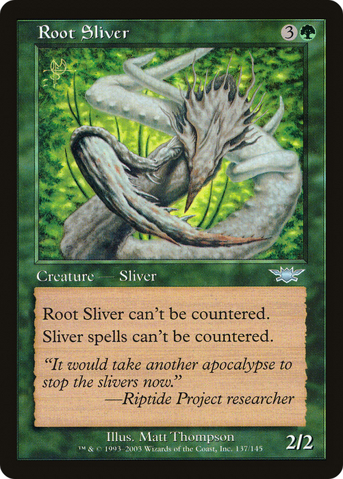 Root Sliver (LGN-137) - uncommon - Foil