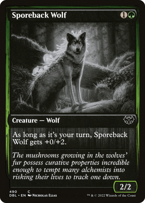 Sporeback Wolf (DBL-490) - common - Foil