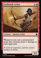 Firebrand Archer (FDN-196) - common - Foil