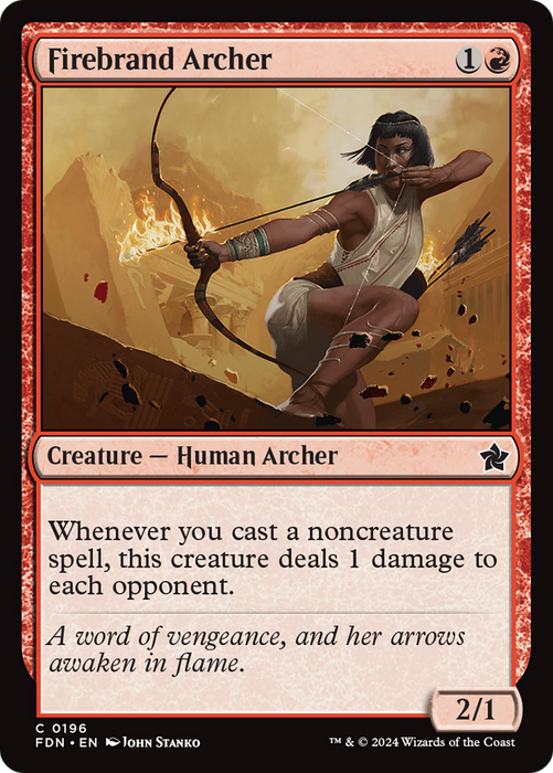 Firebrand Archer (FDN-196) - common
