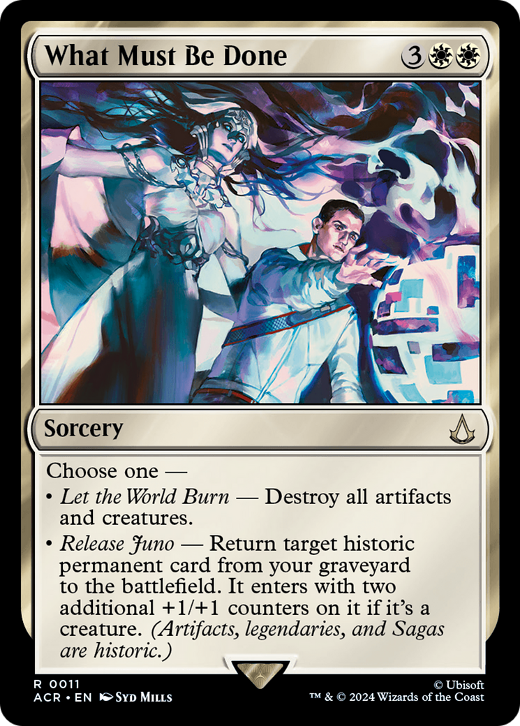 What Must Be Done (ACR-011) - rare - Foil