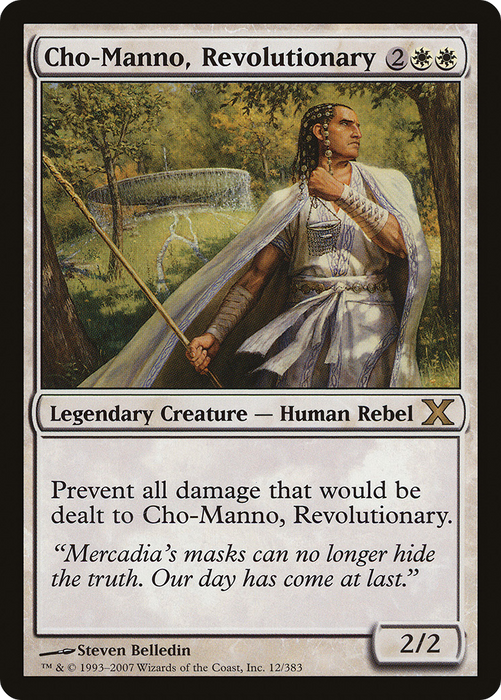 Cho-Manno, Revolutionary (10E-012) - rare - Foil