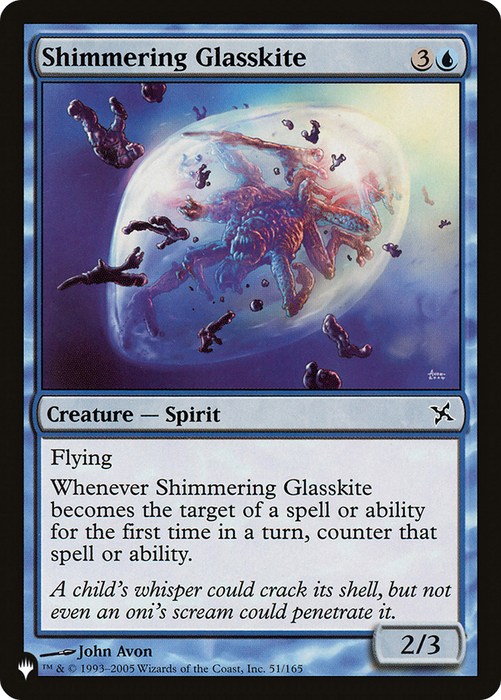 Shimmering Glasskite (LIST-BOK-51) - common