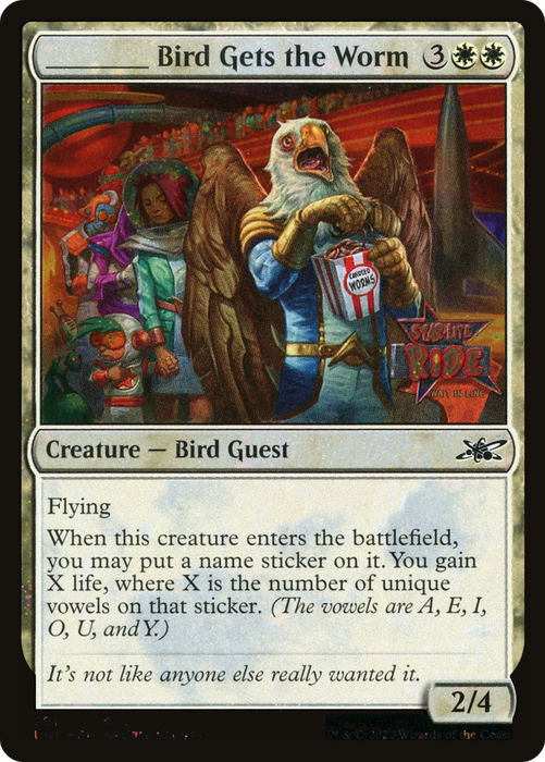 _____ Bird Gets the Worm (UNF-291) - common - Foil