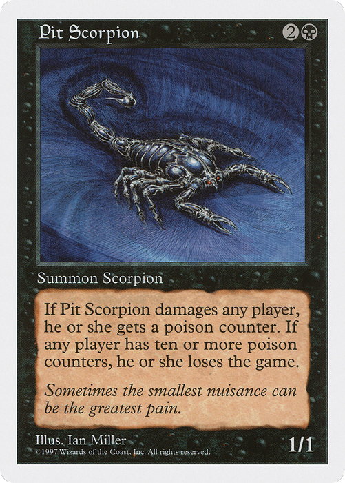 Pit Scorpion (5ED-187) - common