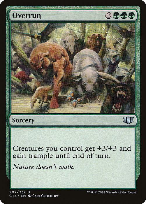 Overrun (C14-207) - uncommon