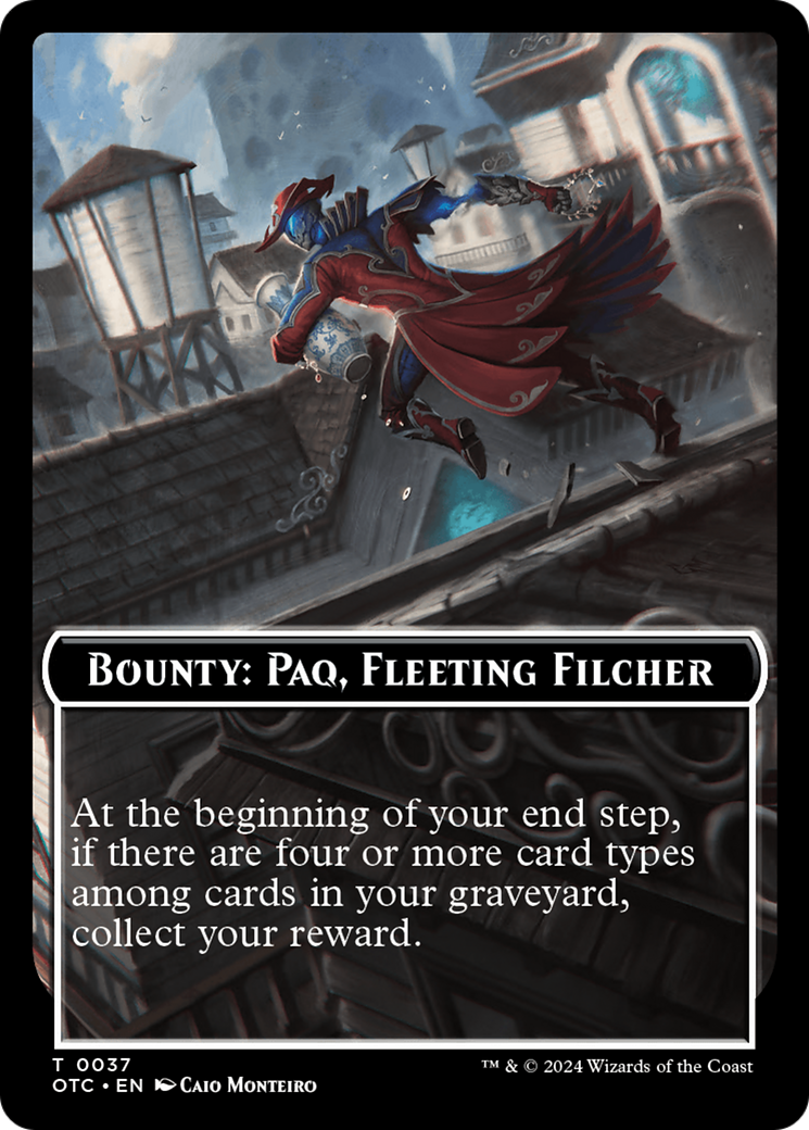 Bounty: Paq, Fleeting Filcher // Wanted! (TOTC-037) - common - Foil