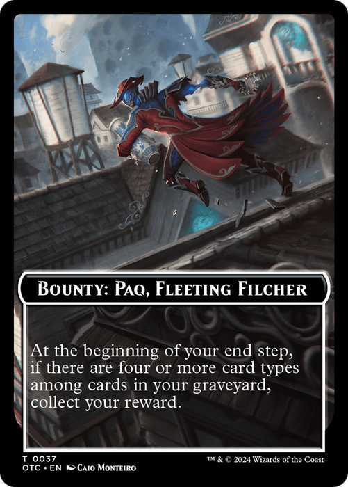 Bounty: Paq, Fleeting Filcher // Wanted! (TOTC-037) - common - Foil