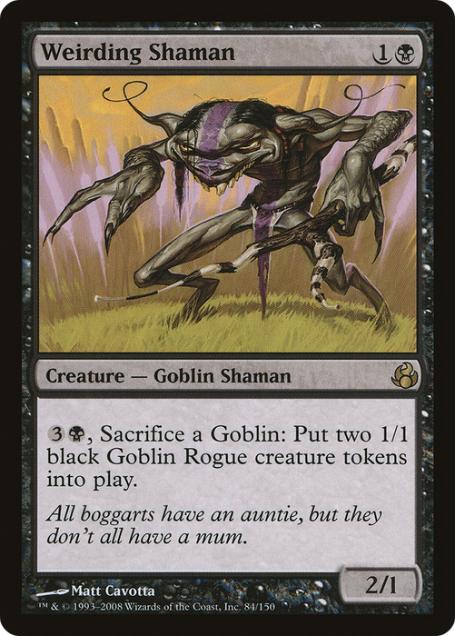Weirding Shaman (MOR-084) - rare - Foil