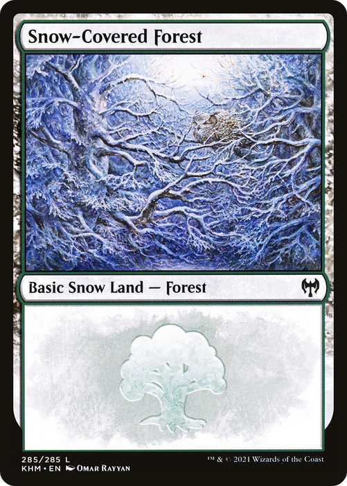 Snow-Covered Forest (KHM-285) - common: (snow) - Foil