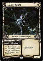 Foulmire Knight // Profane Insight (PRM-78806) - uncommon - Foil