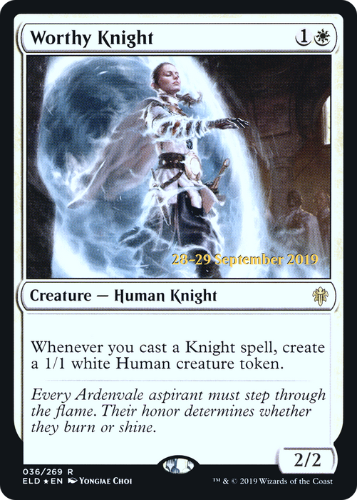 Worthy Knight (PRE-36S) - rare - Foil