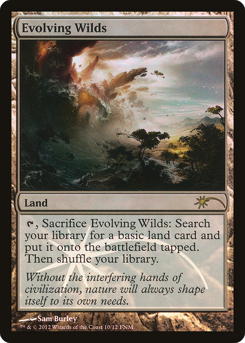 Evolving Wilds (FNM-010) - rare - Foil