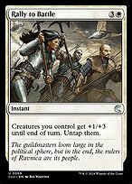 Rally to Battle (CLU-069) - uncommon