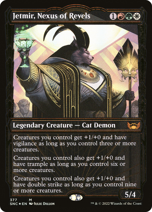 Jetmir, Nexus of Revels (SNC-377) - mythic: (Showcase) - Foil