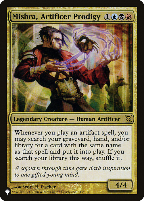 Mishra, Artificer Prodigy (LIST-TSP-243) - rare