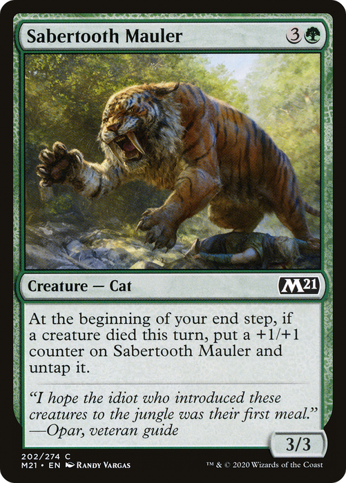 Sabertooth Mauler (M21-202) - common