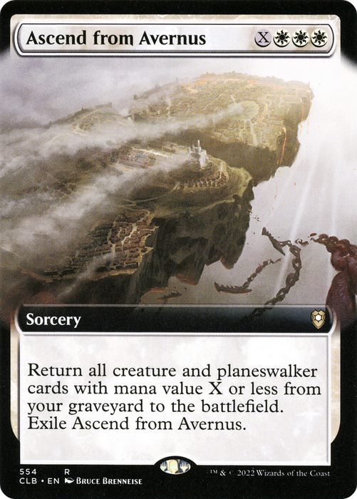 Ascend from Avernus (CLB-554) - rare: (Extended Art) - Foil