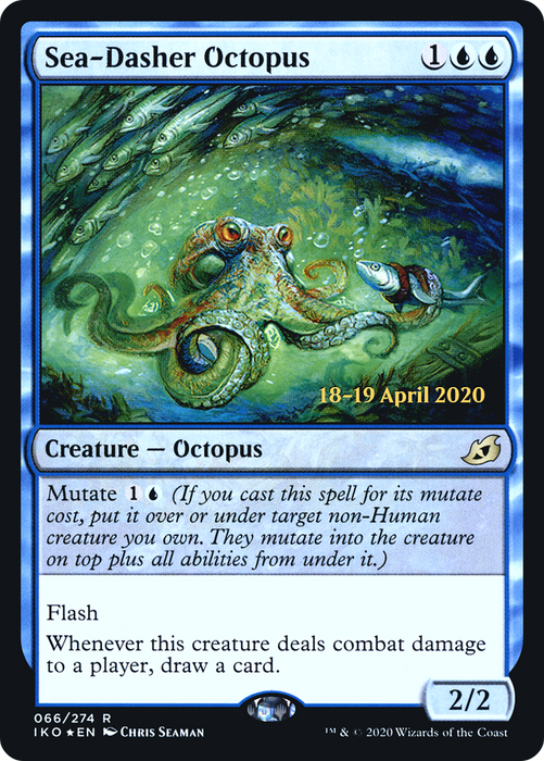 Sea-Dasher Octopus (PRE-66S) - rare - Foil