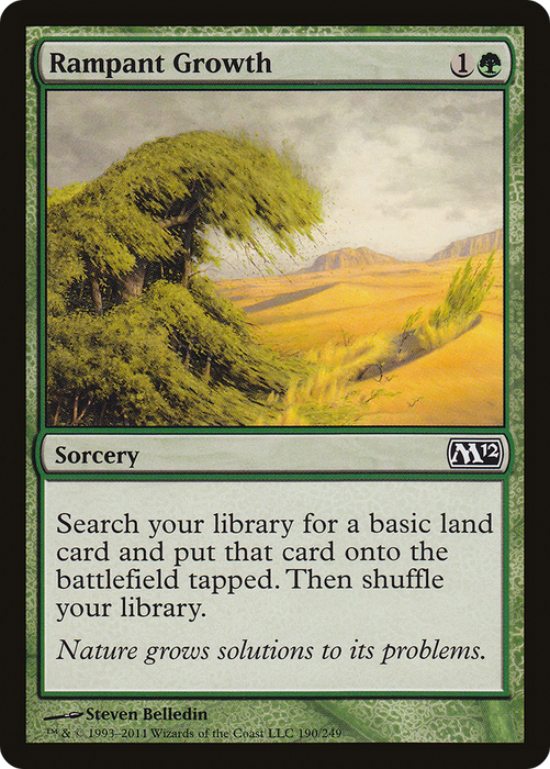 Rampant Growth (M12-190) - common - Foil