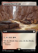 Sunscorched Divide (PIP-445) - rare: (Extended Art) - Foil
