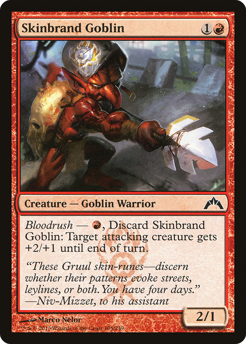 Skinbrand Goblin (GTC-105) - common - Foil