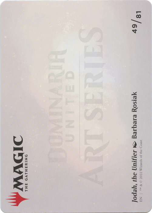 Jodah, the Unifier // Jodah, the Unifier (ADMU-049) - common (Borderless)