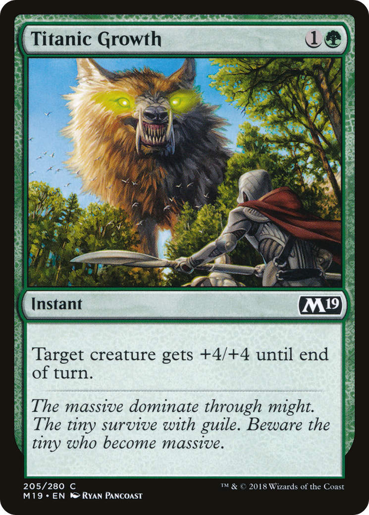 Titanic Growth (M19-205) - common - Foil
